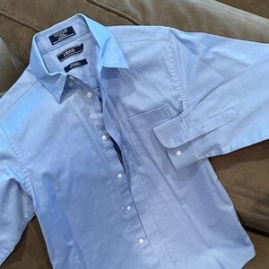 Izod Light Blue Men's Dress Shirt